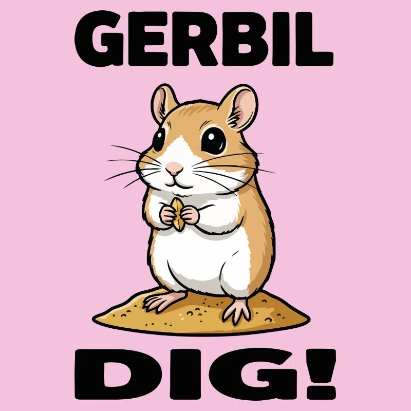 Gerbil Dig Gerbil Nagetreide-Sand