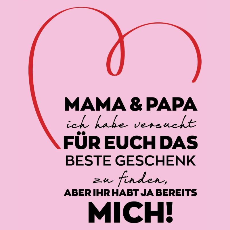 Mama Papa Eltern lustiges Geschenk