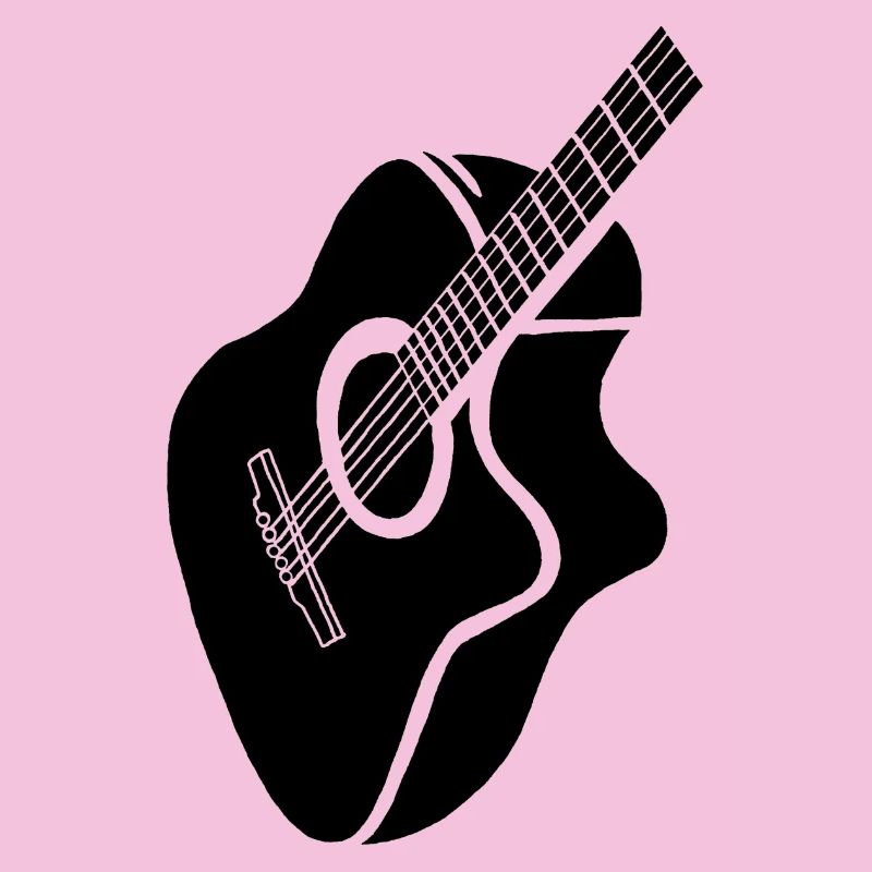 schwarze Gitarre