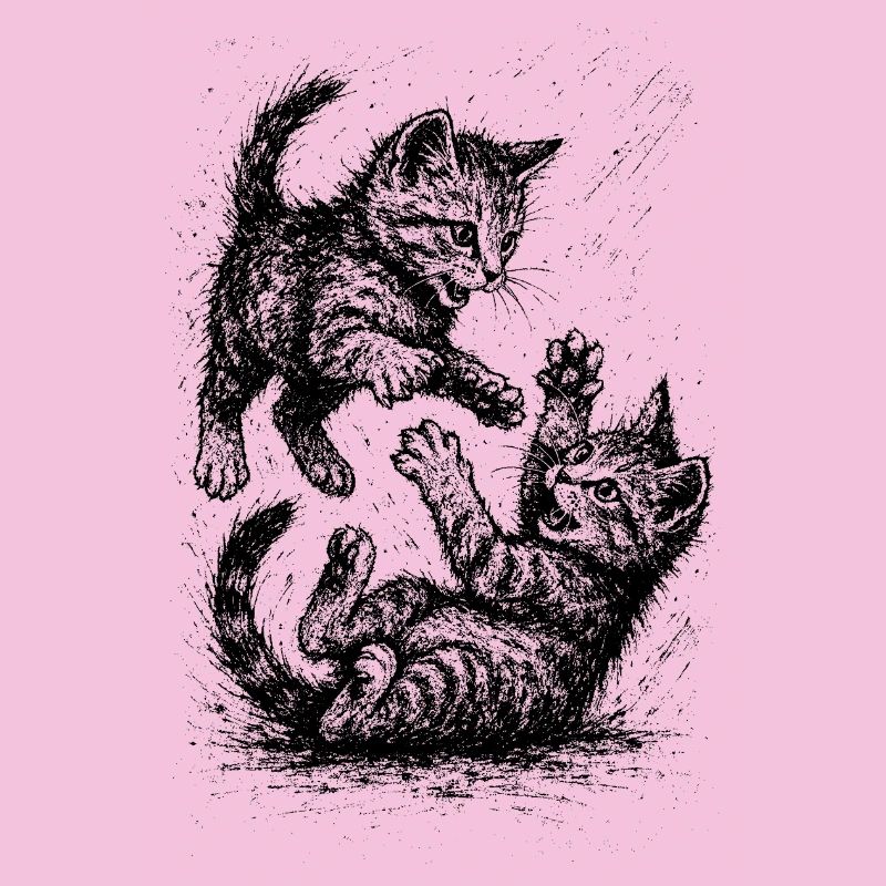 Rangée de chats