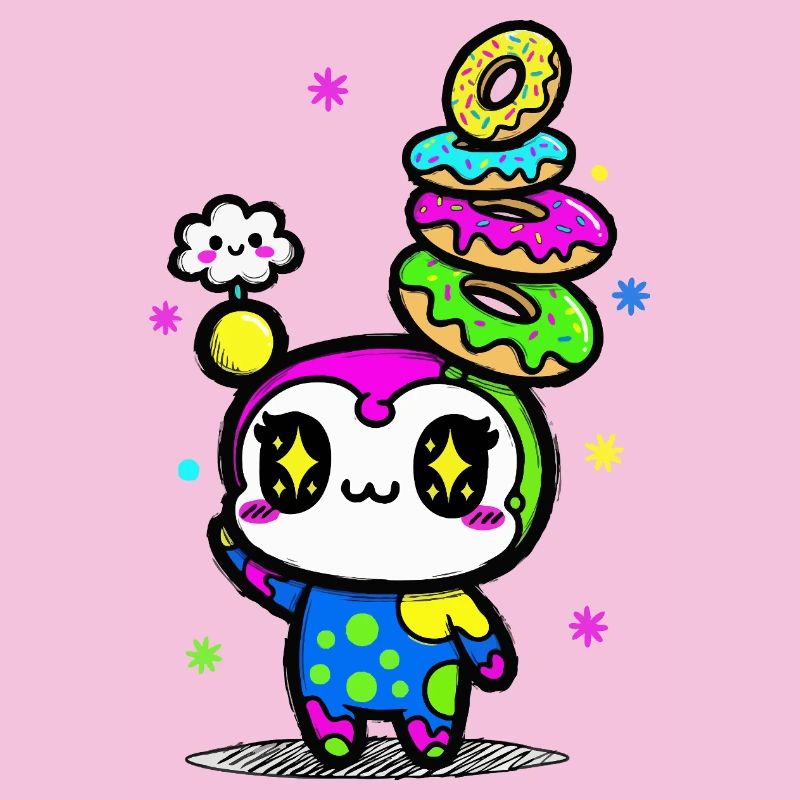 Kawaii Donut-Turm
