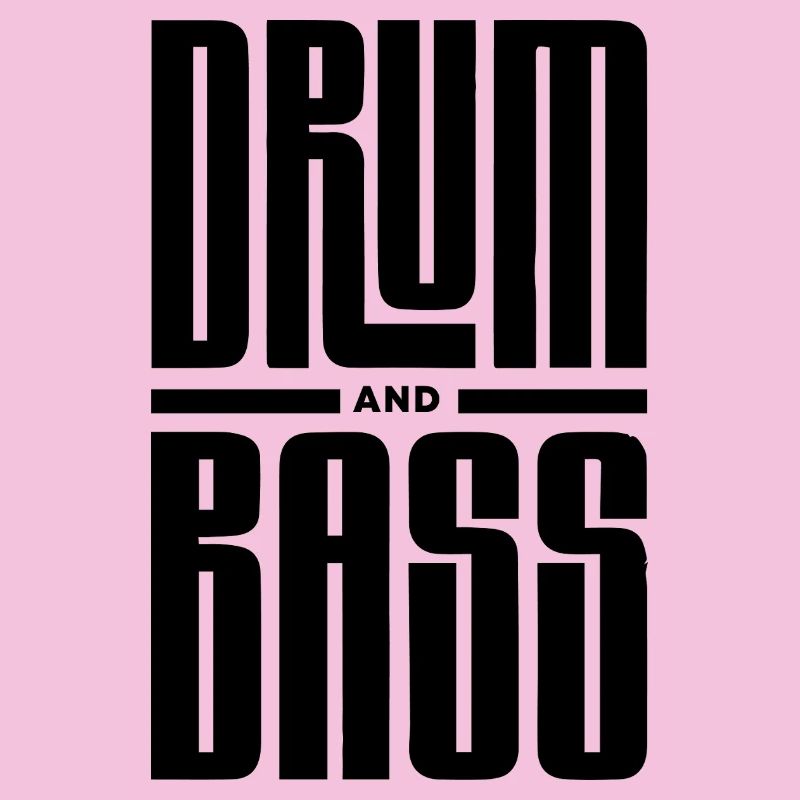 Drum and Bass Bold Typography