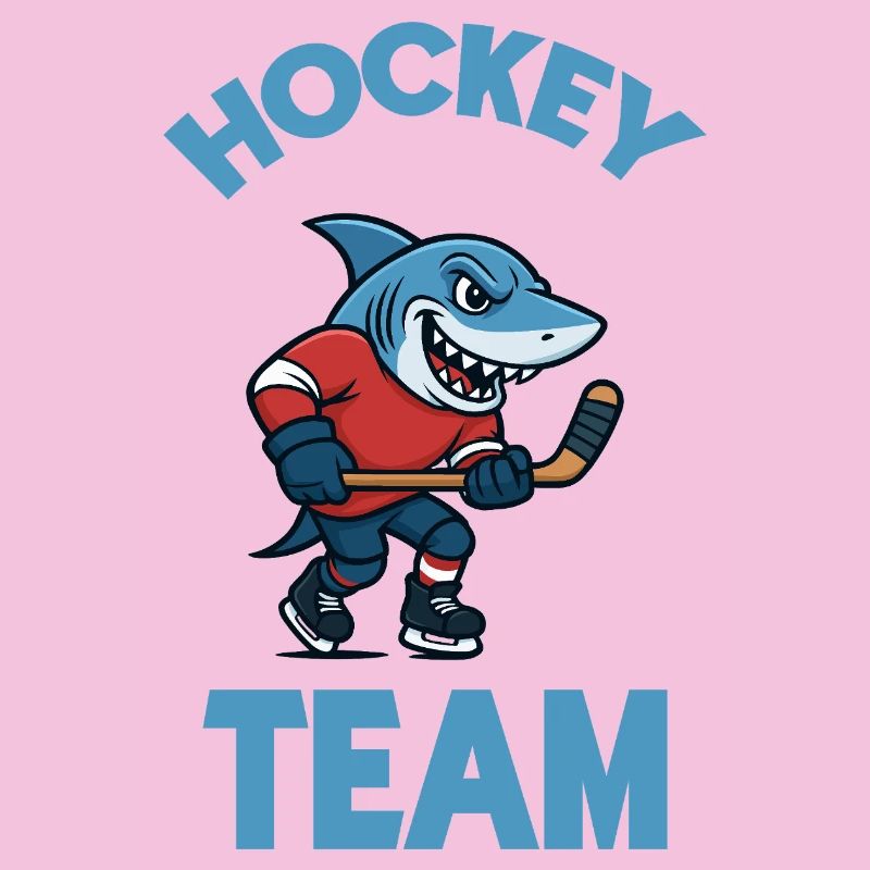 Hai Team Eishockey Maskottchen