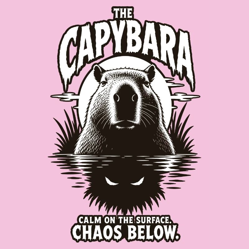 Conception d’horreur chaos de capybara