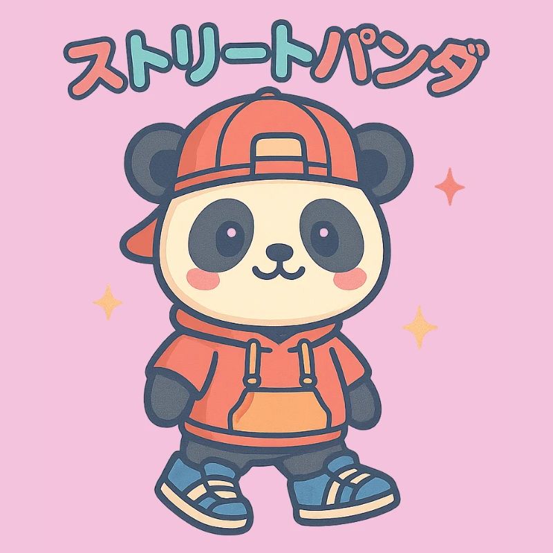 Street Panda Pullover Sweat à capuche