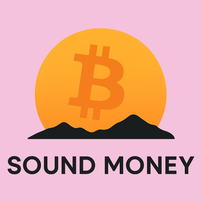 Bitcoin Sunset Mountain