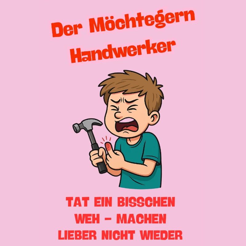 Der Möchtegern Handwerker Illustration 