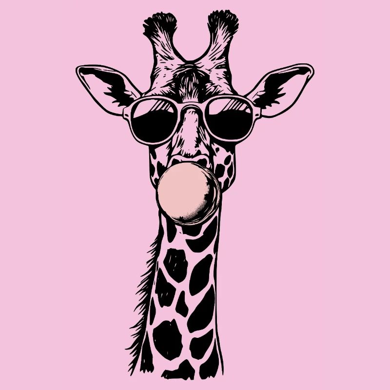 Cool Giraffe Bubble Vibes