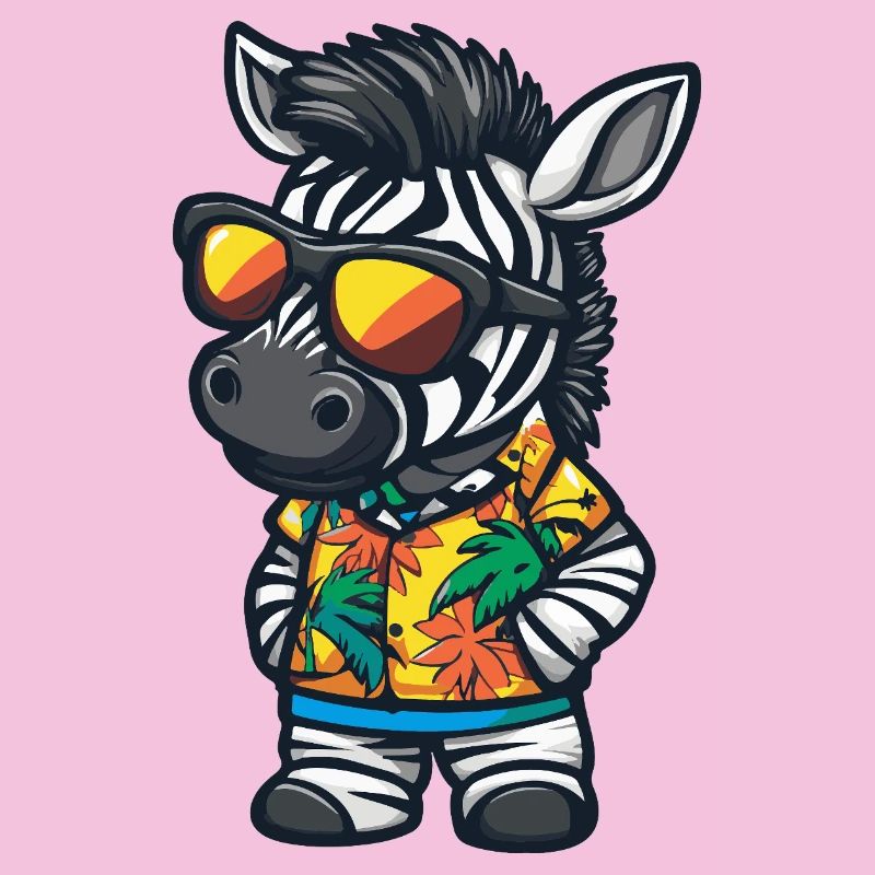 Zebra Comic Urlaub