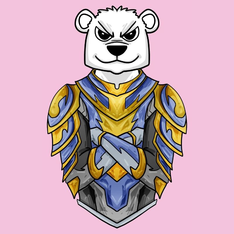 Knight Polar Bear cool Bear Polar Bear