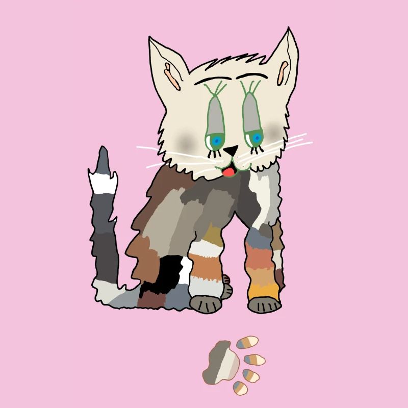 Patchwork Katze Fred Tatze
