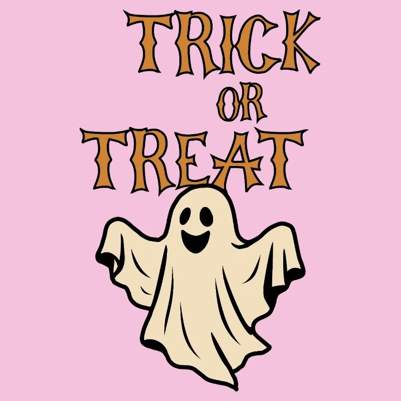 Trick oder Treat Geister Halloween Retro