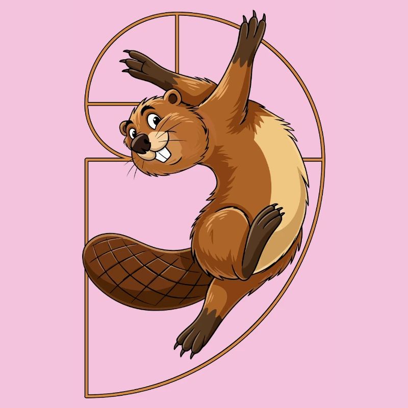 Fibonacci Beaver Spiral