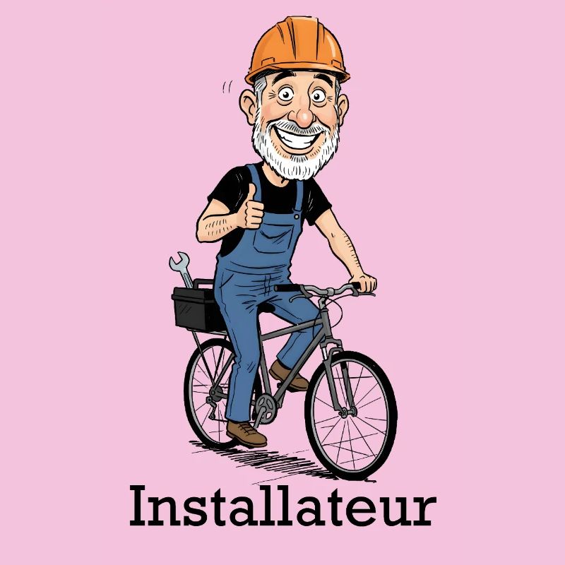 Construction Worker Bicycle Hero