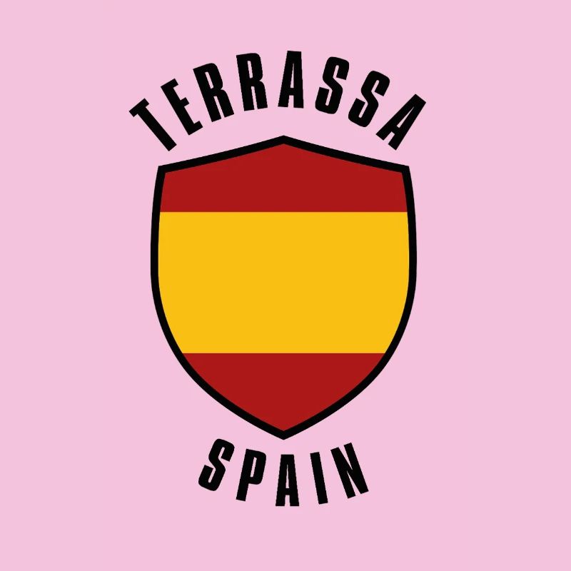 Drapeau espagnol avec ruban rouge-jaune-rouge