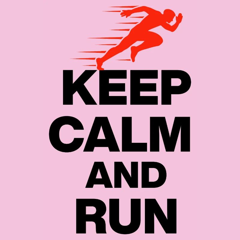 RESTE CALME ET COURS ! MARATHON DE COURSE À JOGGING, CADEAU