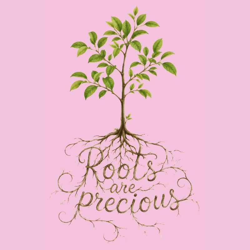 Roots Are Precious Tree Design