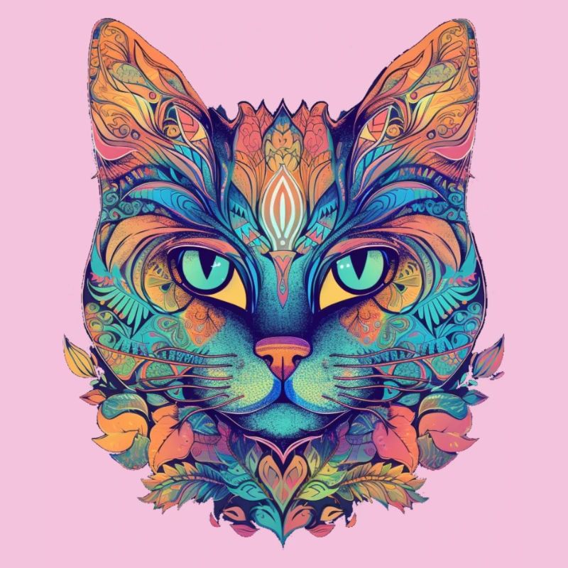 Chat abstrait