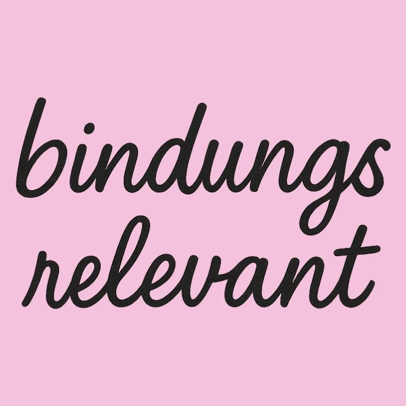 bindungsrelevant schwarz 