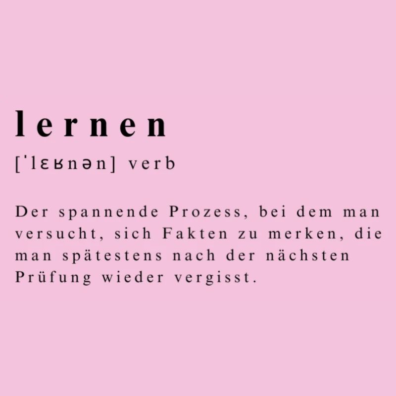 Learning - Verb - Definition - Phonetic Transcription