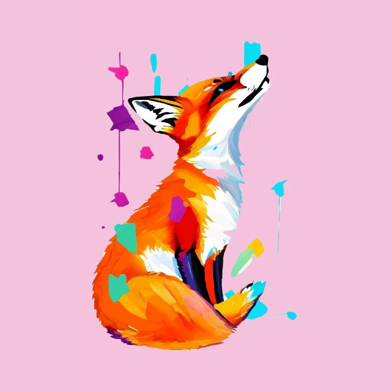 Farbexplosion Fuchs