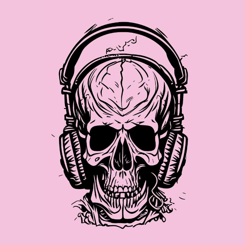 Crâne avec casque