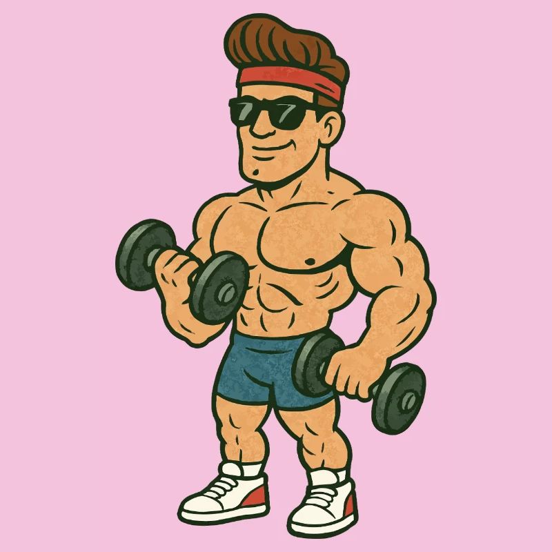 Bodybuilder Comic