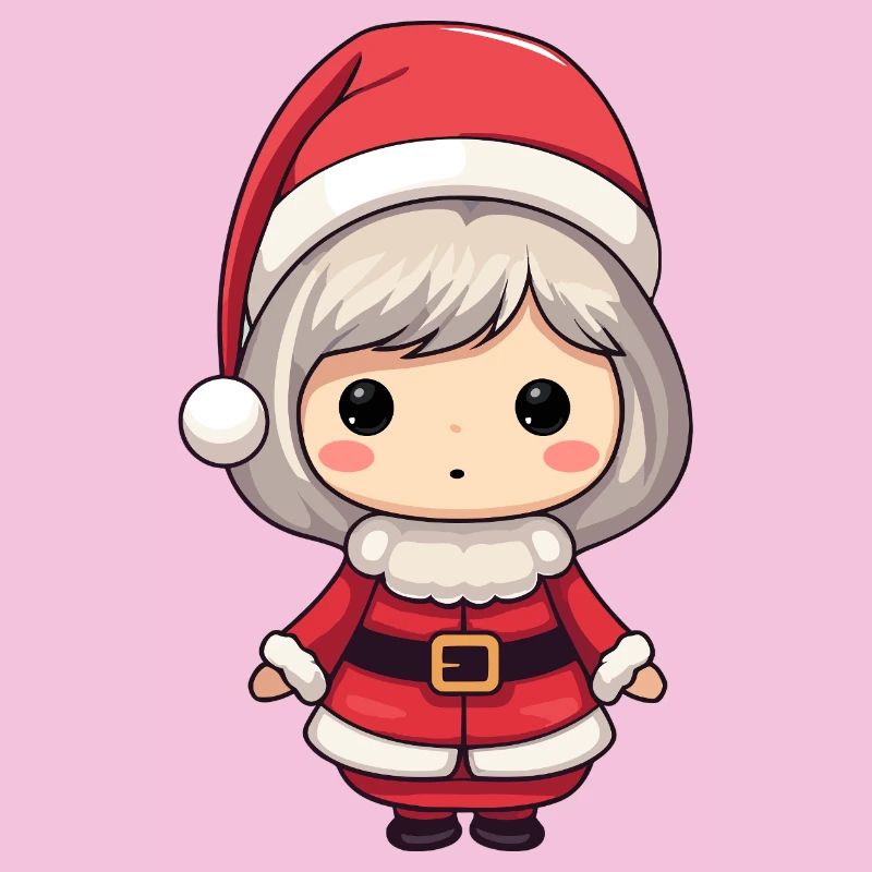Chibi Santa Mädchen