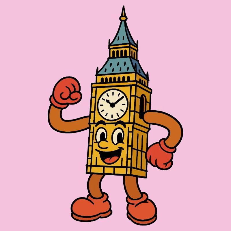Big talking clock tower
