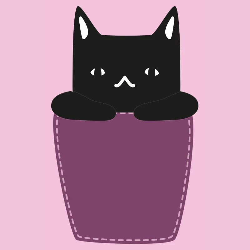 Katze In der Brusttasche