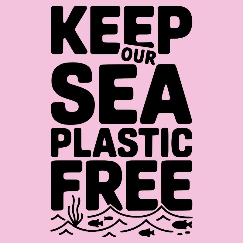 Halten Sie unser Meer plastikfrei