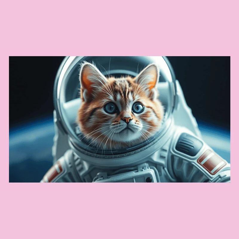 Astronaute Cat en orbite