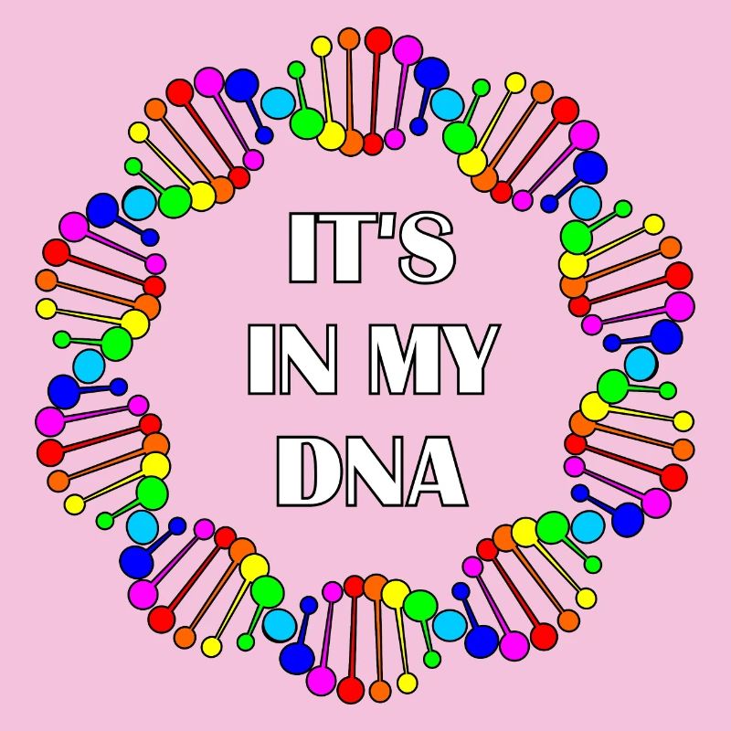 C’est mon ADN arc-en-ciel avec du texte