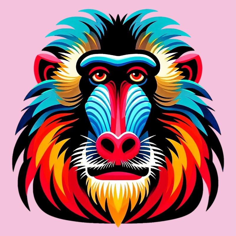 Mandrill-Affe