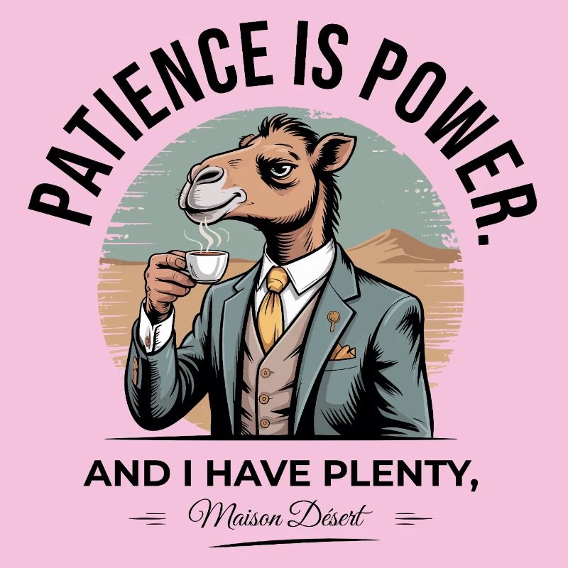 Patience Is Power Camel Coffee