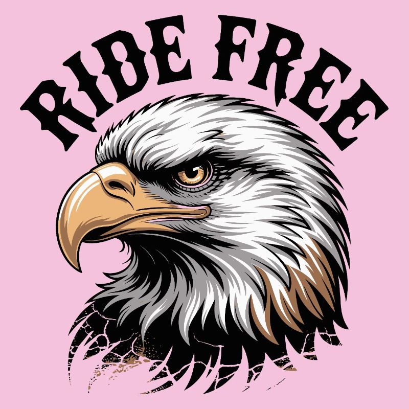 Eagle Head Ride Free-Emblem