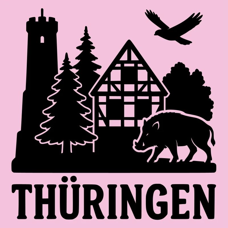 thüringen silhouette