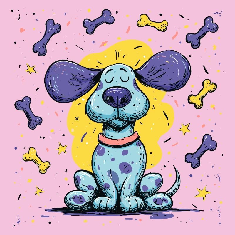 Stardog en orbite colorée