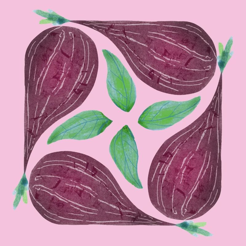 Red Onion Pattern