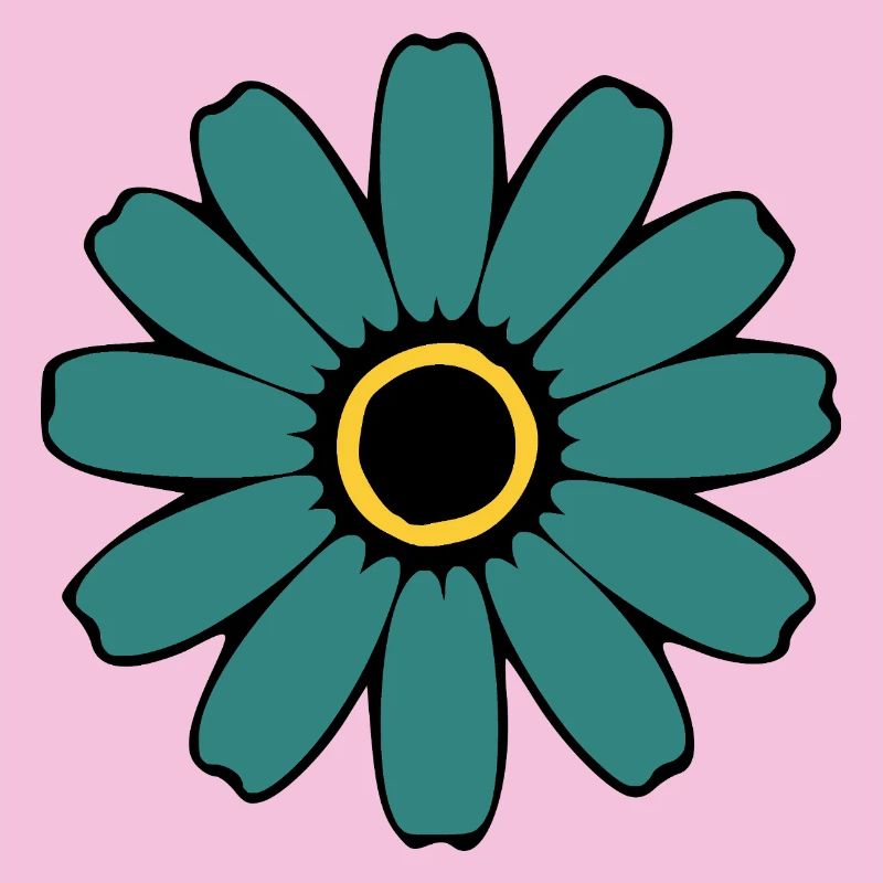 Blaue Blume Blüte türkis Blumen Geschenk Mutter 