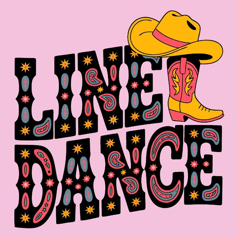 Neon Cowboy Boots Pattern