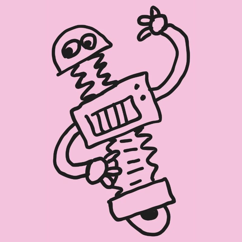 Spiral Cable Robot Drawing