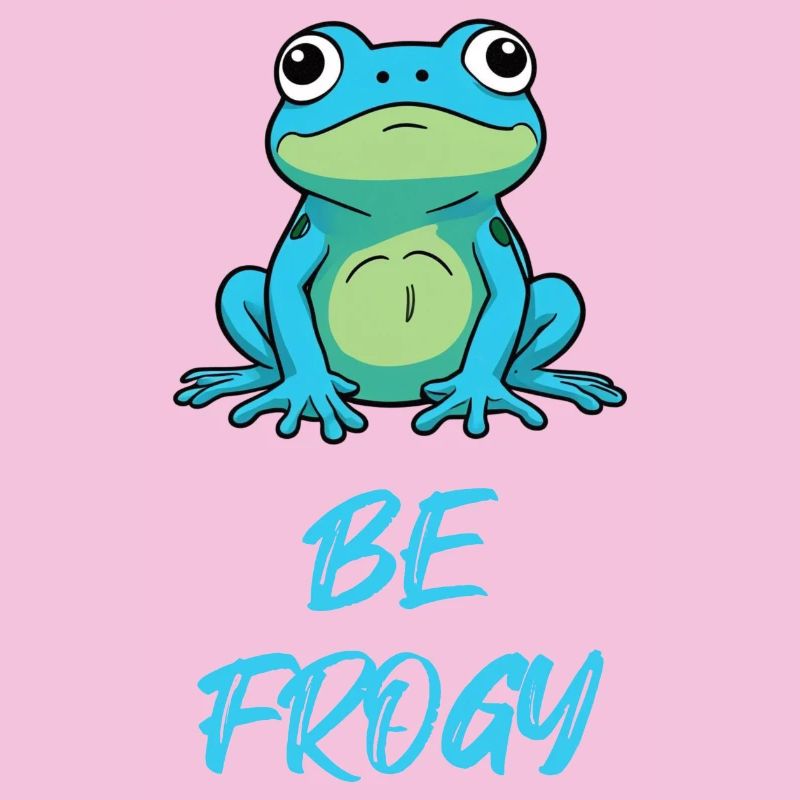 Frosch Blau