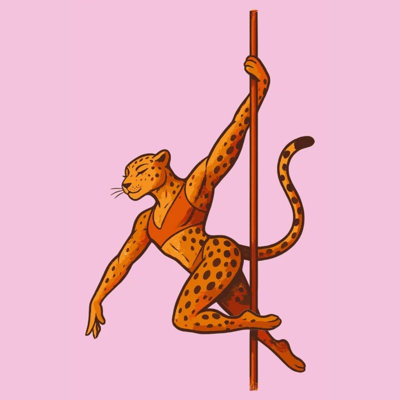 Pole dance Léopard Pole Dancer Cadeau