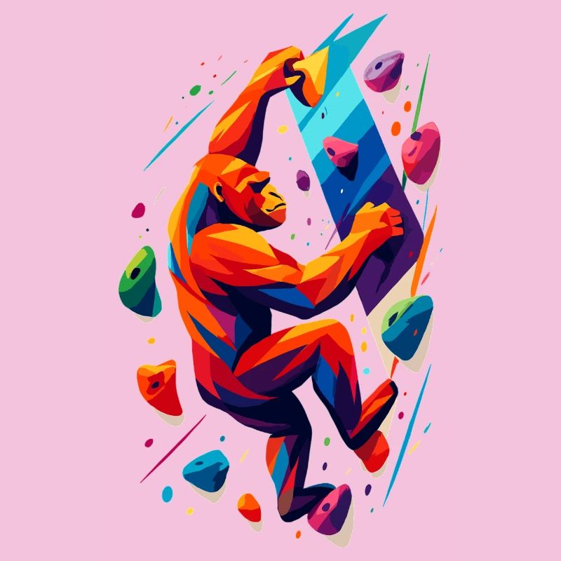 Bouldering Climbing Power Gorilla Climbing Gift