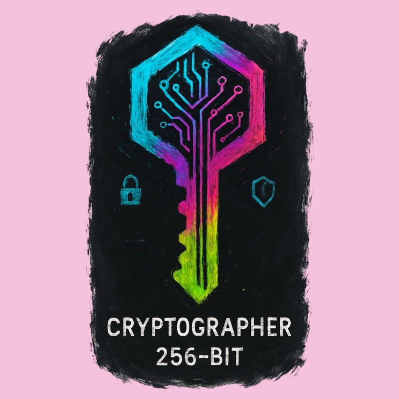 256-Bit-Cybersicherheitskryptograph