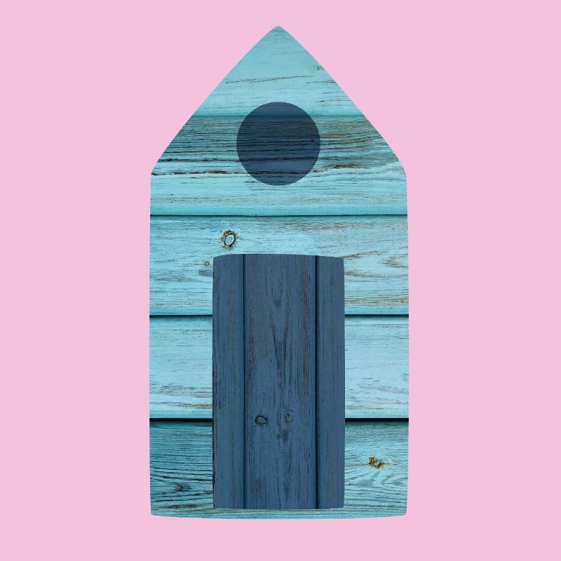 Maison de plage Maison en bois de vacances de mer de la plage de Deco