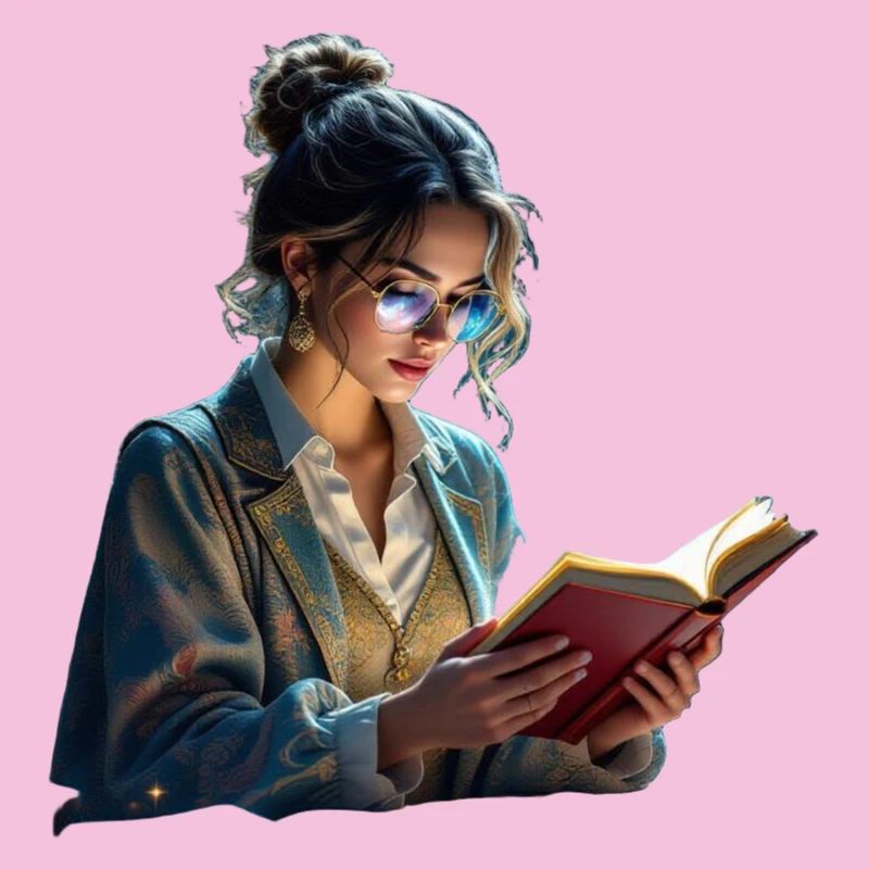 Literarische Glamour Blazer Ästhetik
