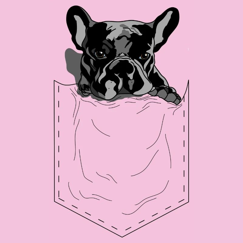 Frenchie Pocket Design Pop Art Style