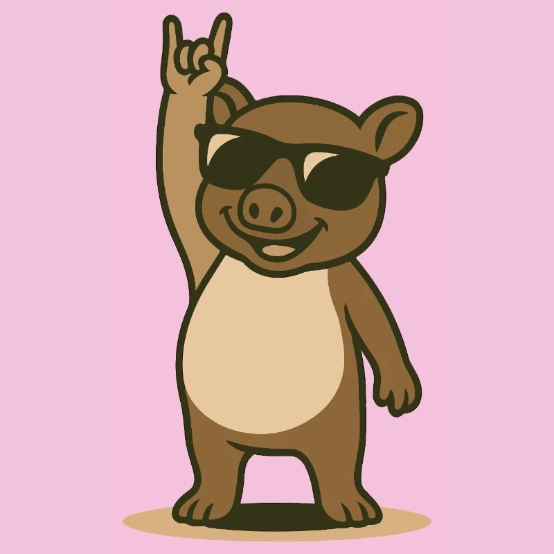 Tapir à bascule bébé
